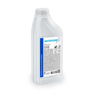 ИНТЕРХИМ 510, концентрированное щелочное средство для мытья сложных в уходе напольных покрытий, с защитным эффектом